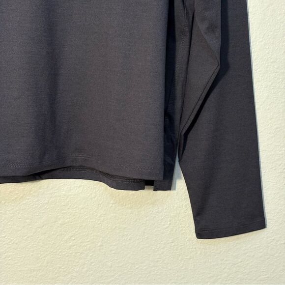 All in Motion Gray Long Sleeve Workout T-Shirt Crew Neck Cut Out Women’s XL. - Picture 4 of 7